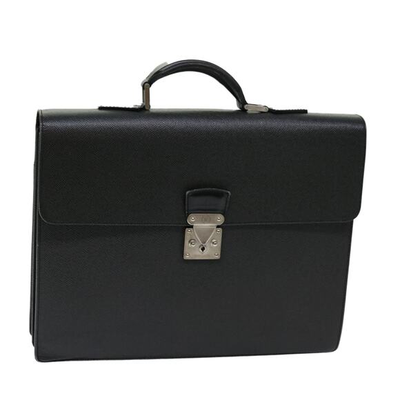 LOUIS VUITTON Taiga Serviette Moskova Business Bag Ardoise M30032 - Picture 1 of 16